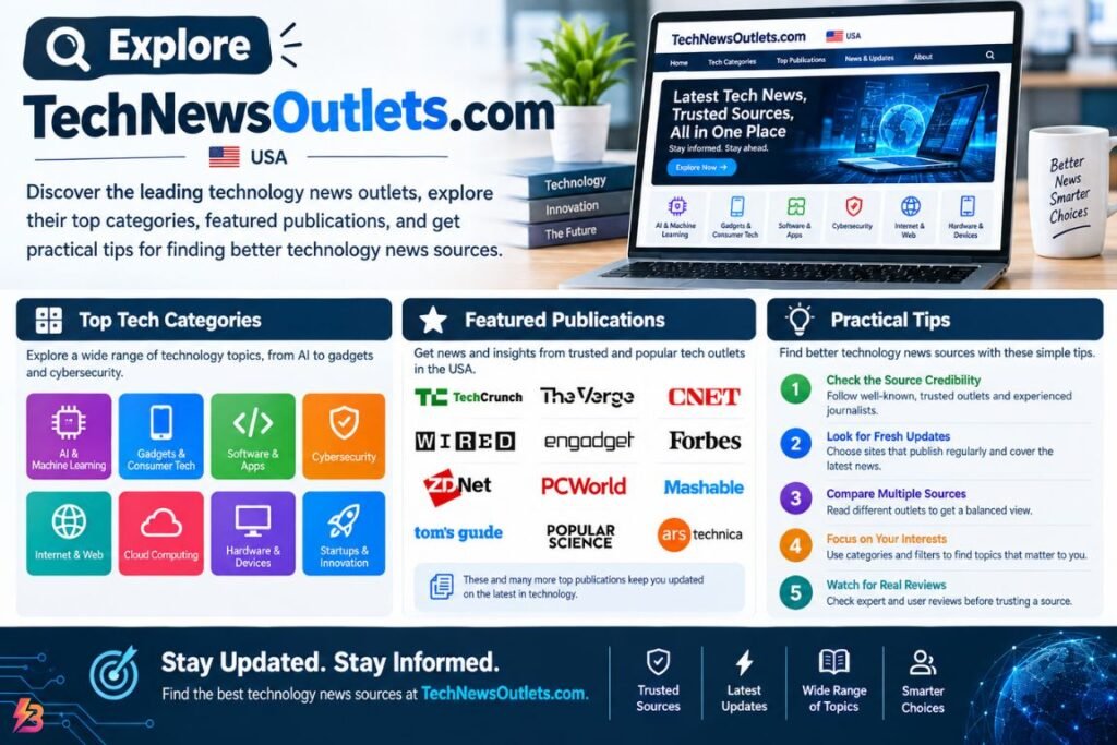 TechNewsOutlets.com USA: A Complete Guide to Finding Tech News Sources TechNewsOutlets.com USA