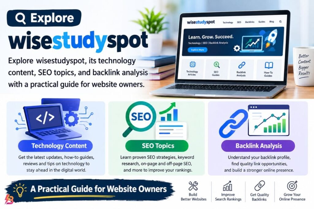 wisestudyspot: Technology, SEO, and Backlink Analysis Guide wisestudyspot